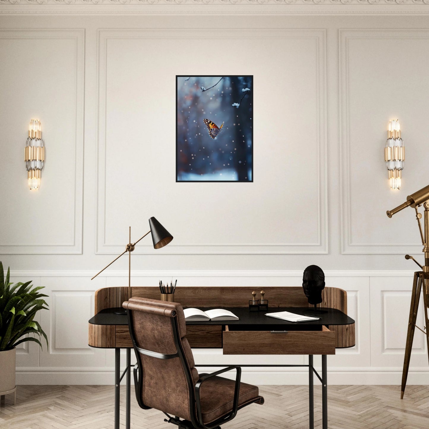 Sommerfugl i vinterland