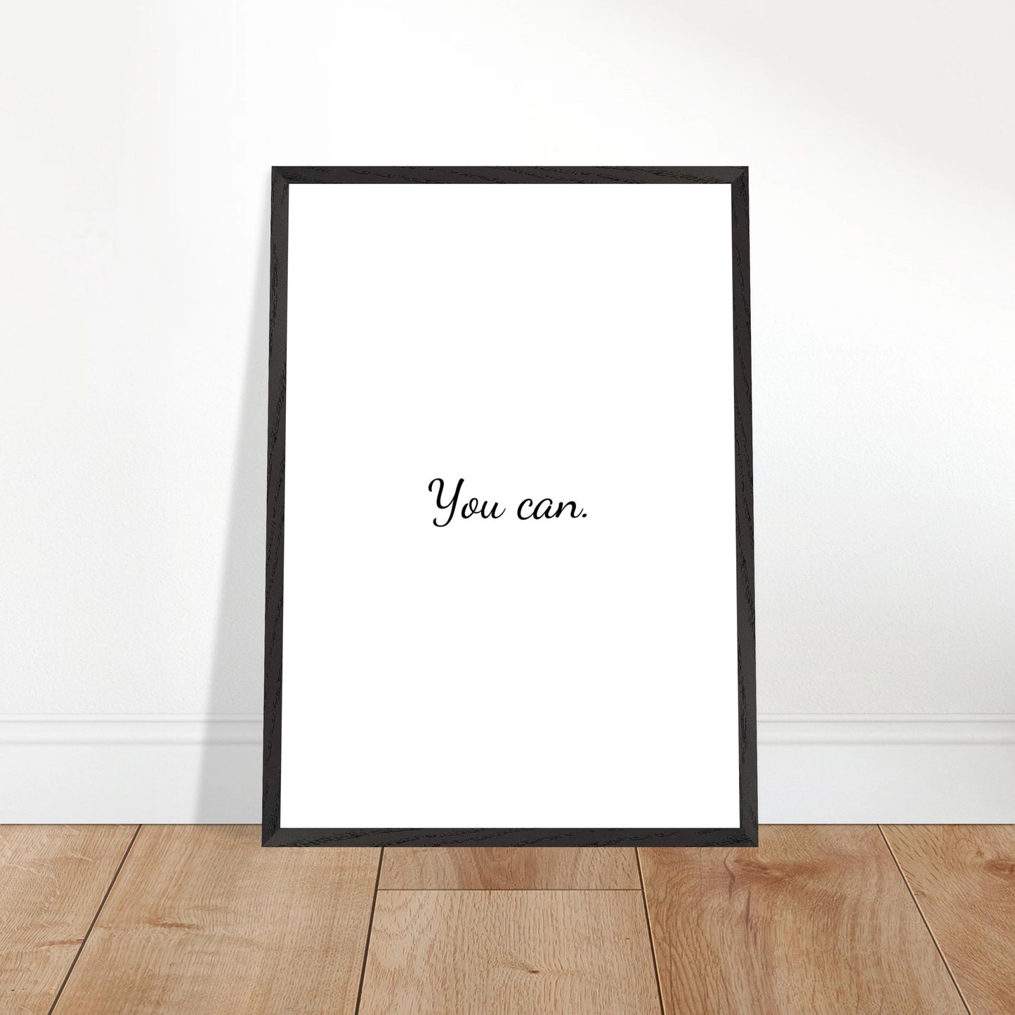 You can.