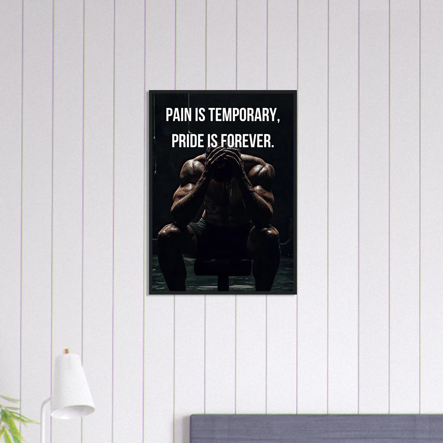 Pain is temporary, pride is forever.
